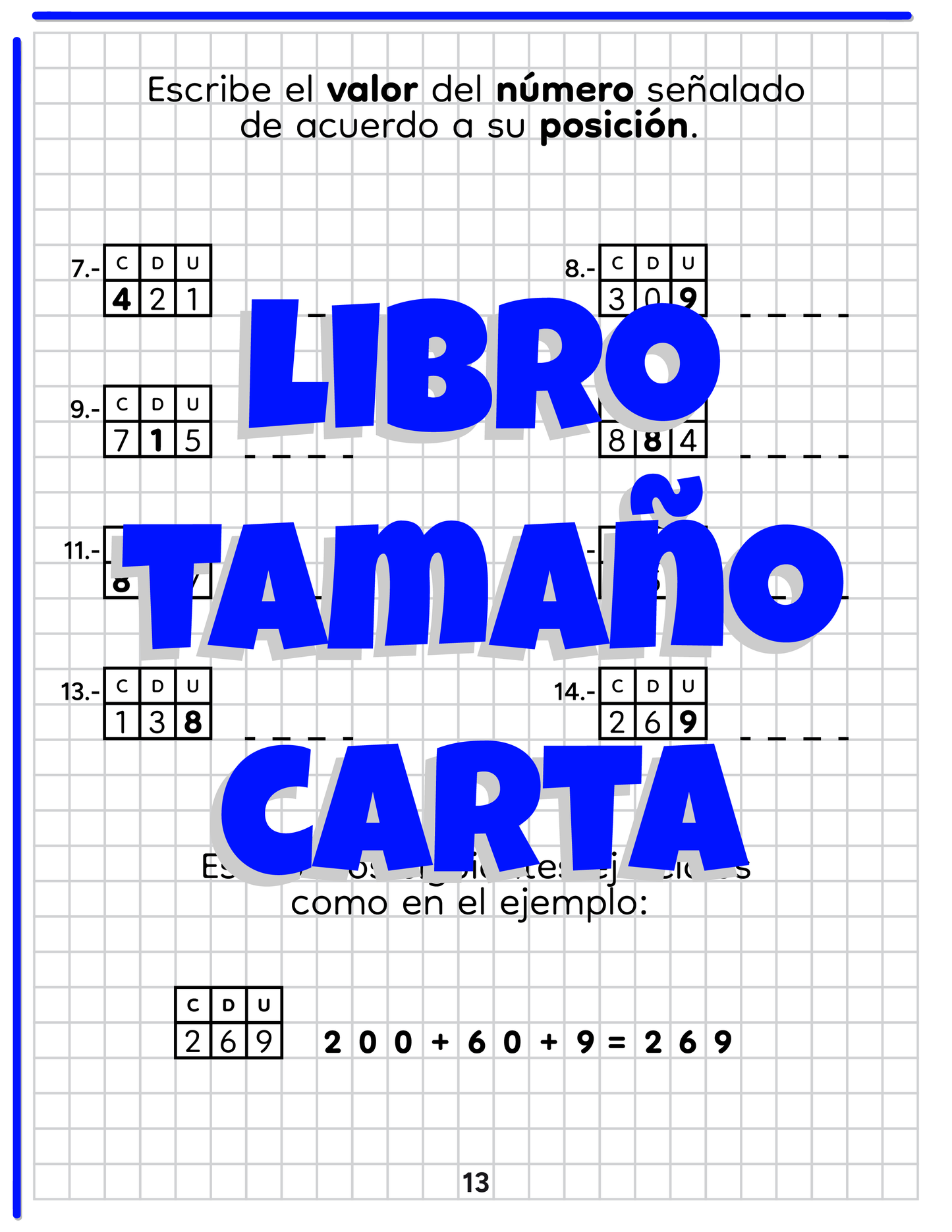 Daniel Carreón's math book for 3rd Third Grade of Primary