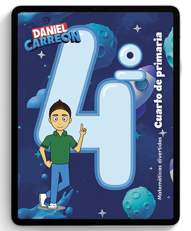 4° Primaria Libro digital de matemáticas Daniel Carreón