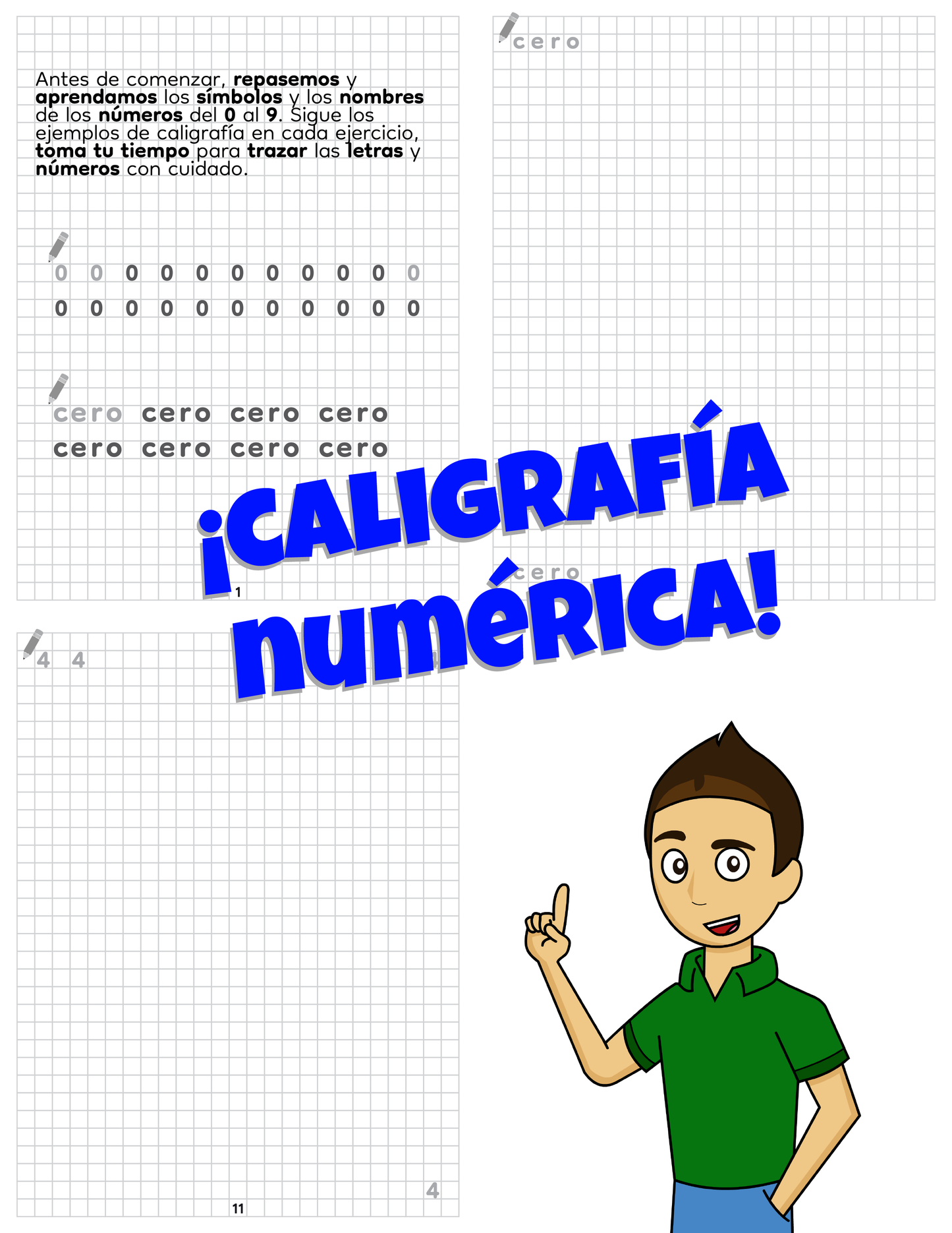 Daniel Carreón's math book for 1st grade of primary school