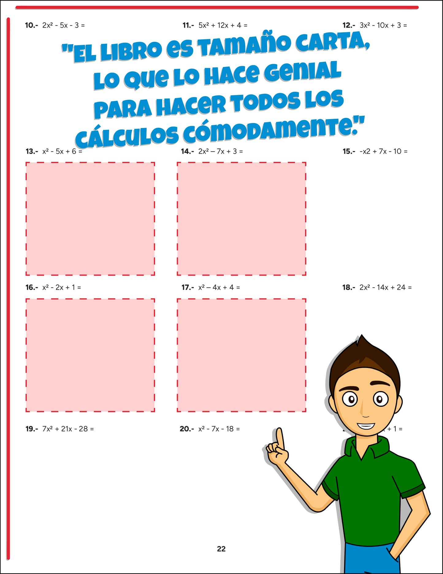 Daniel Carreón's math book for 3rd Third Year of Secondary School