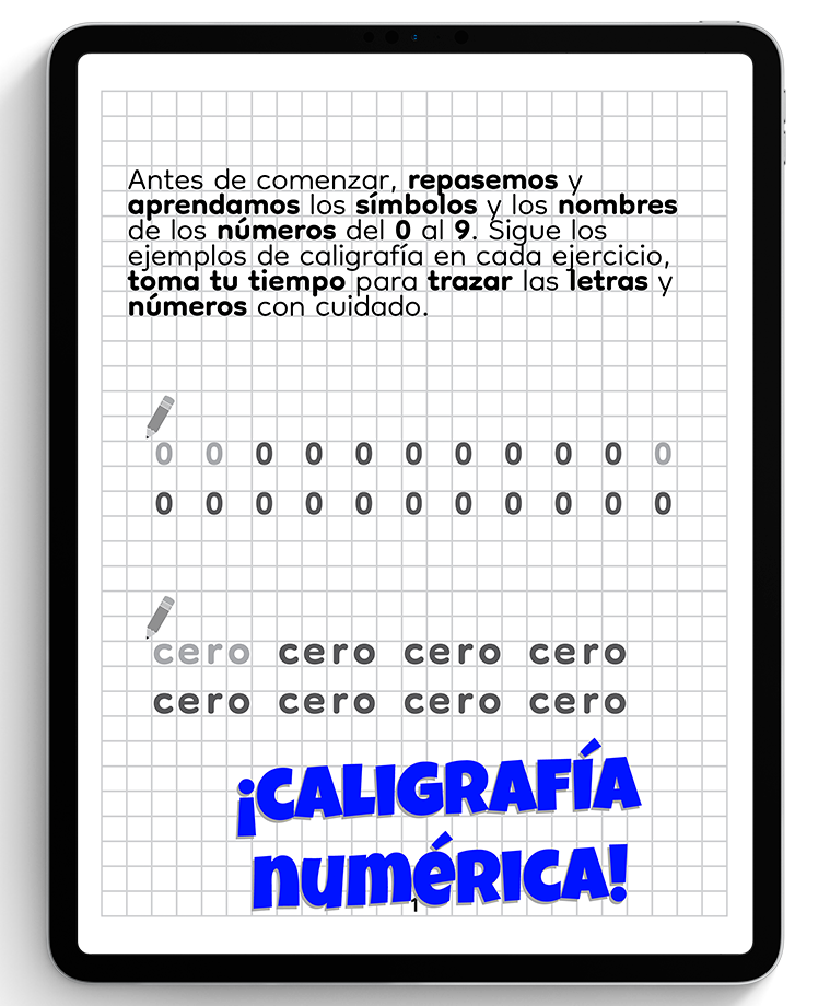Daniel Carreón's digital math book for 1st grade of primary school