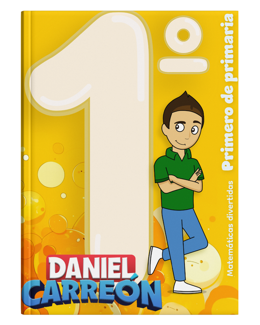 Daniel Carreón's math book for 1st grade of primary school