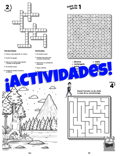 2° Primaria Libro de matemáticas Daniel Carreón