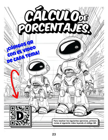 Daniel Carreón's math book for 3rd Third Grade of Primary