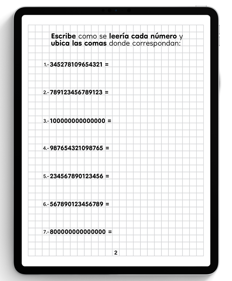 6° Primaria Libro imprimible de matemáticas Daniel Carreón