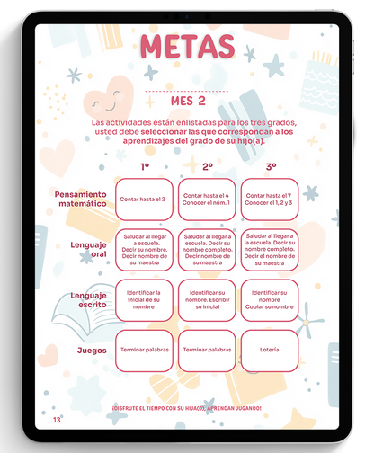 Aprendiendo Juntos: Guía De Aprendizaje Infantil