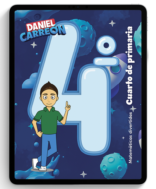 4° Primaria Libro digital de matemáticas Daniel Carreón
