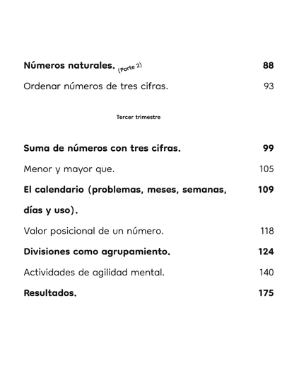 2° Primaria Libro de matemáticas Daniel Carreón