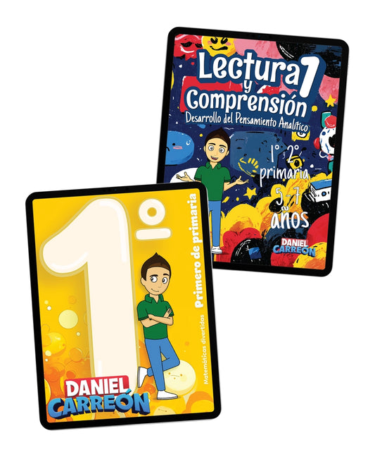 Kit 1.º de Primaria: Matemáticas + Lectura y Comprensión