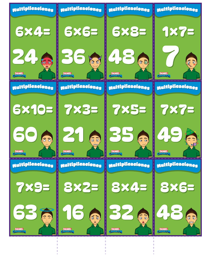 Lotería de multiplicaciones