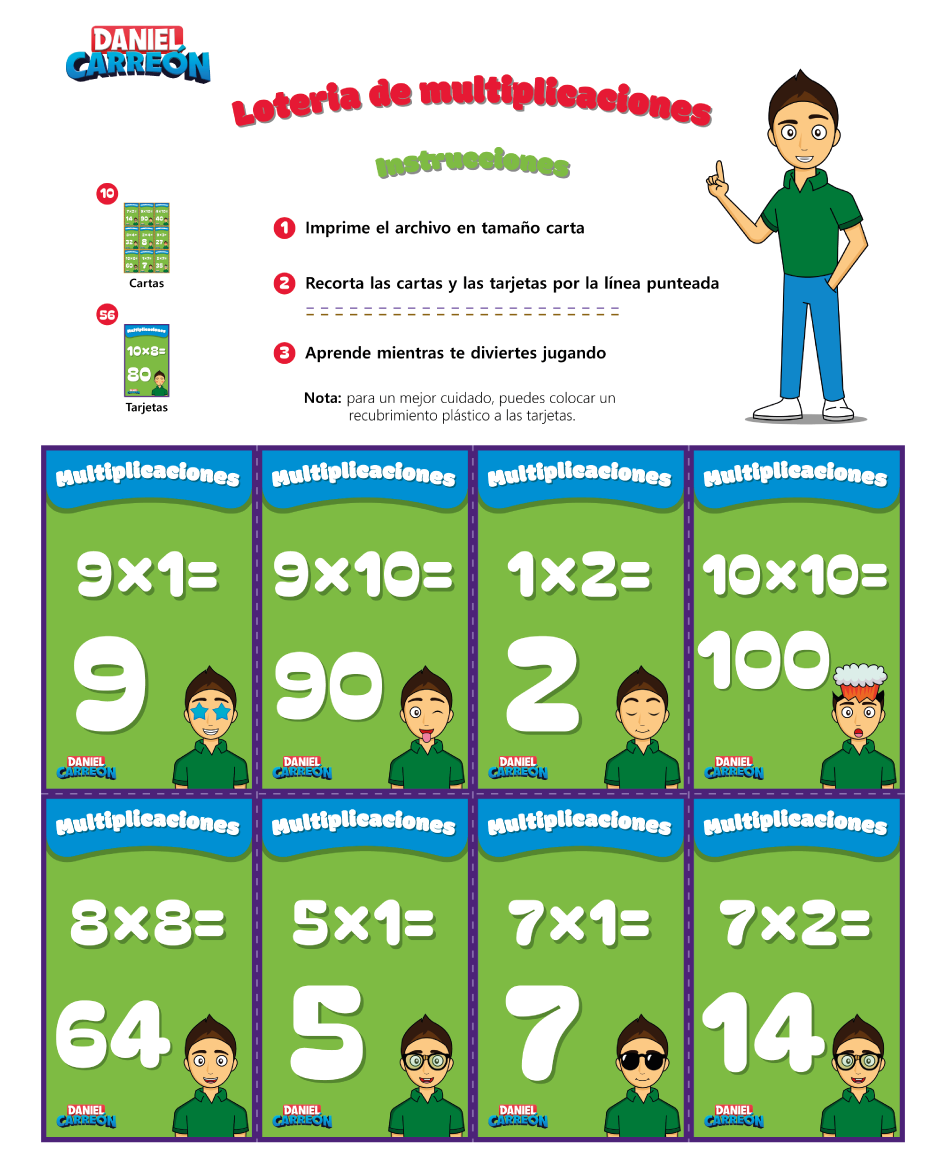 Lotería de multiplicaciones