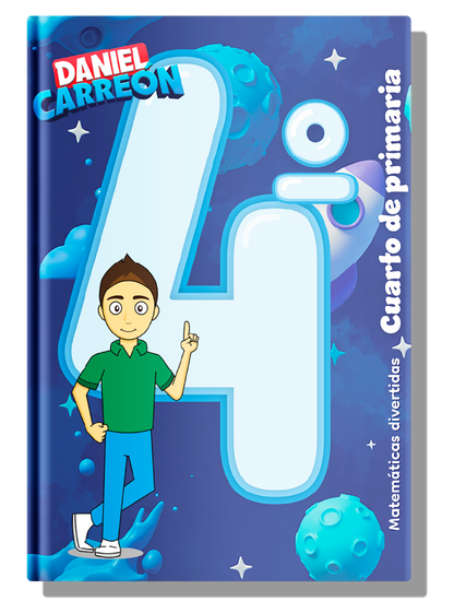 Daniel Carreón's math book for 3rd Third Grade of Primary