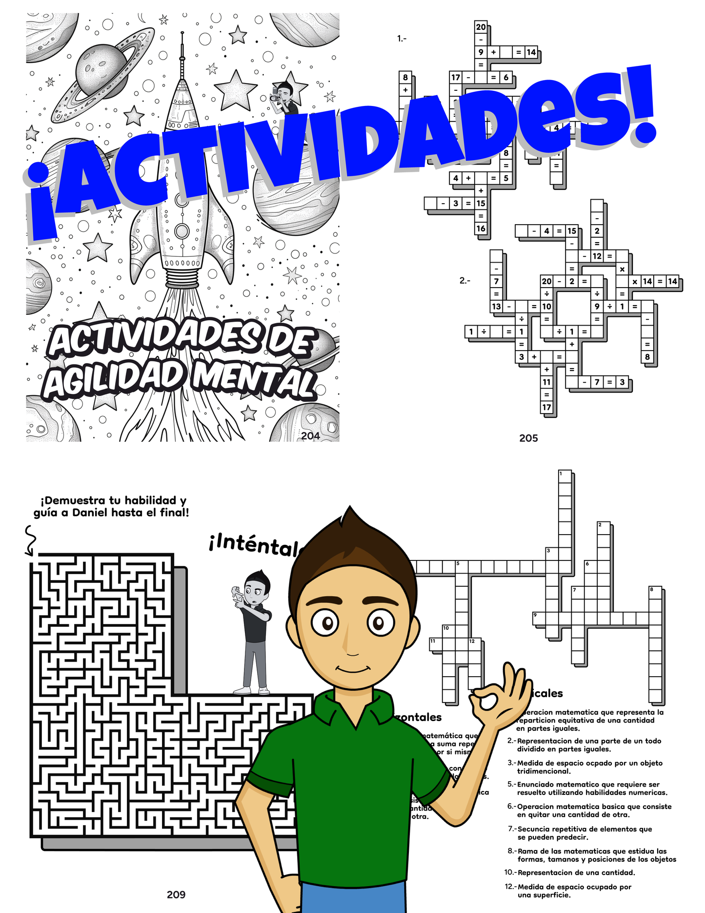 Daniel Carreón's math book for 3rd Third Grade of Primary