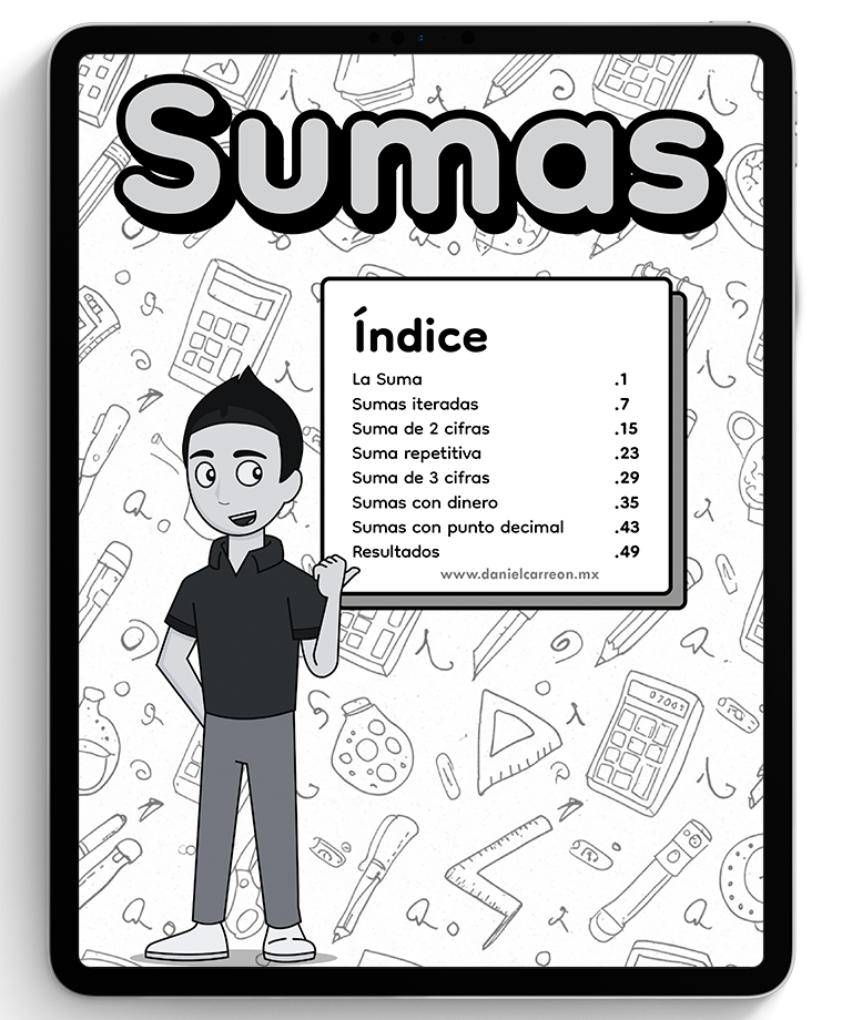Libro digital de Sumas Daniel Carreon vol. 1