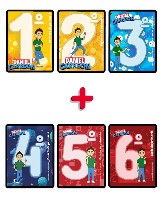 Kit 1, 2, 3, 4, 5 y 6 primaria imprimibles